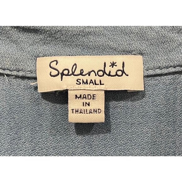 SPLENDID Tie Dye Ombre Button Down Shirt - Picture 2 of 4